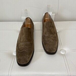 Salvatore Ferragamo Sport Brown Olive Loafer Sz 7.5